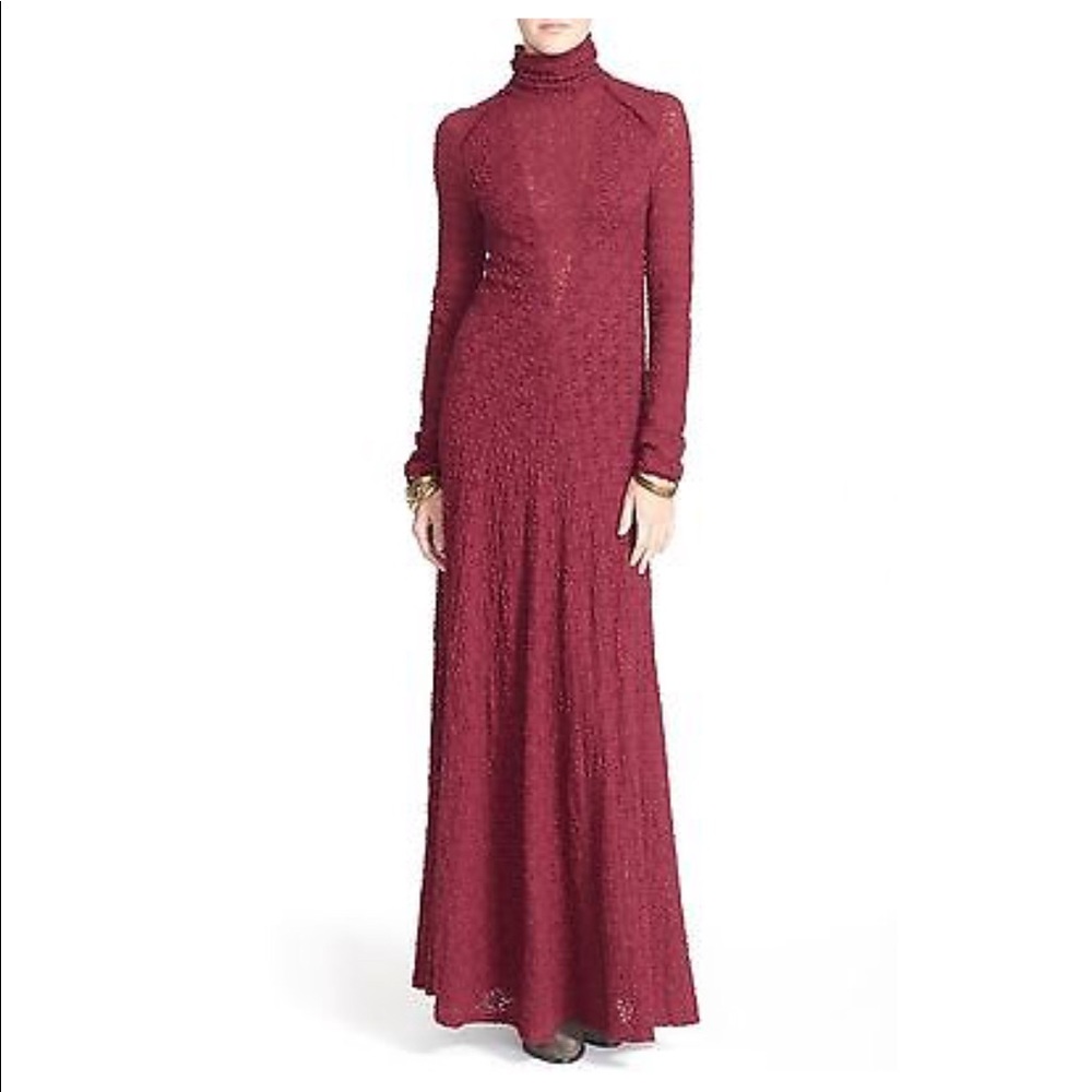 Free People White River Lace Maxi Dress